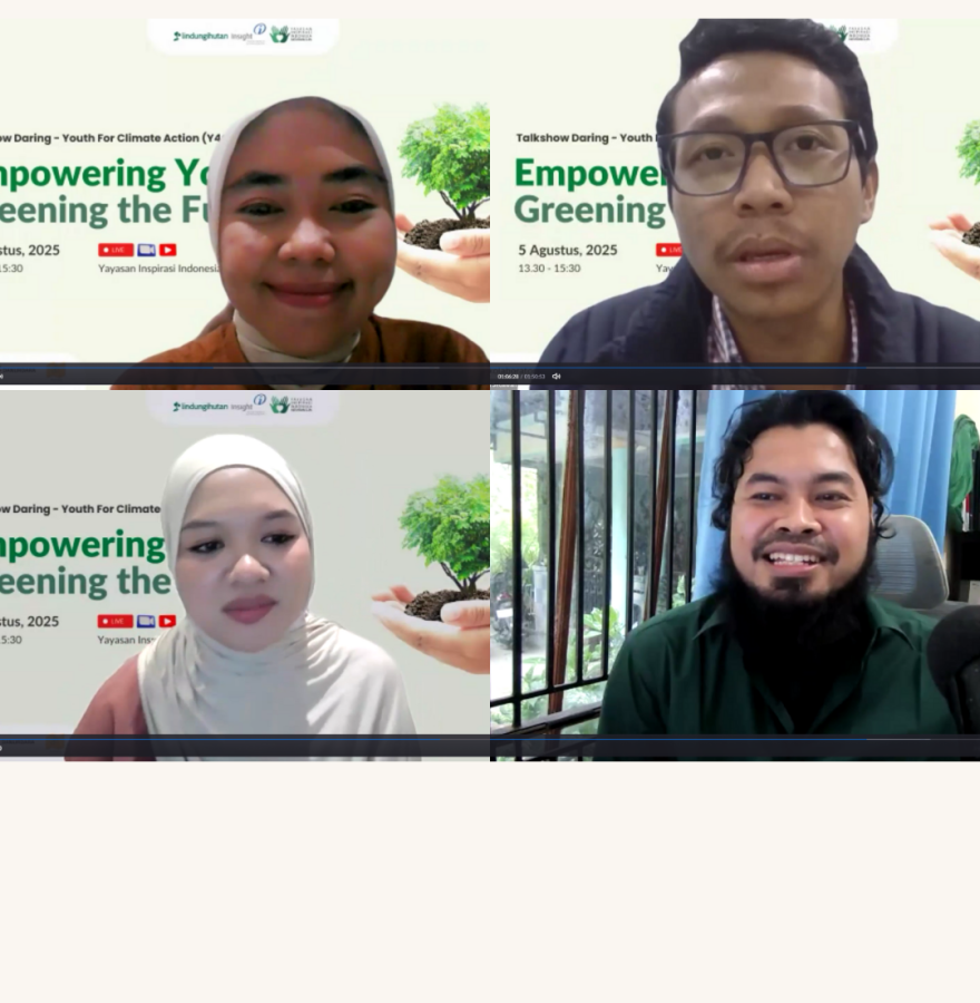 Young participants join the Y4CA Batch 2 online climate-action talk show